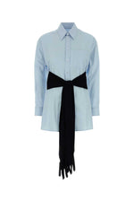 Light Blue Regular Solid Shirt 1