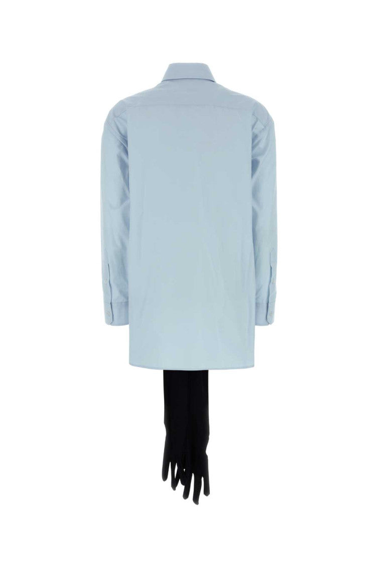 Light Blue Regular Solid Shirt 2