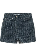 Blue Printed Shorts 1