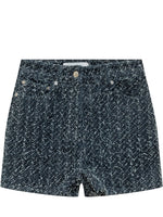 Blue Printed Shorts 1