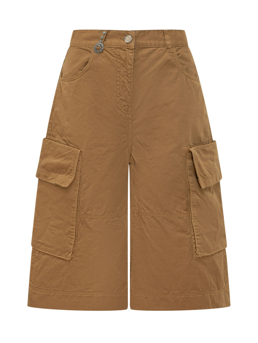 Brown Cargo Shorts 1