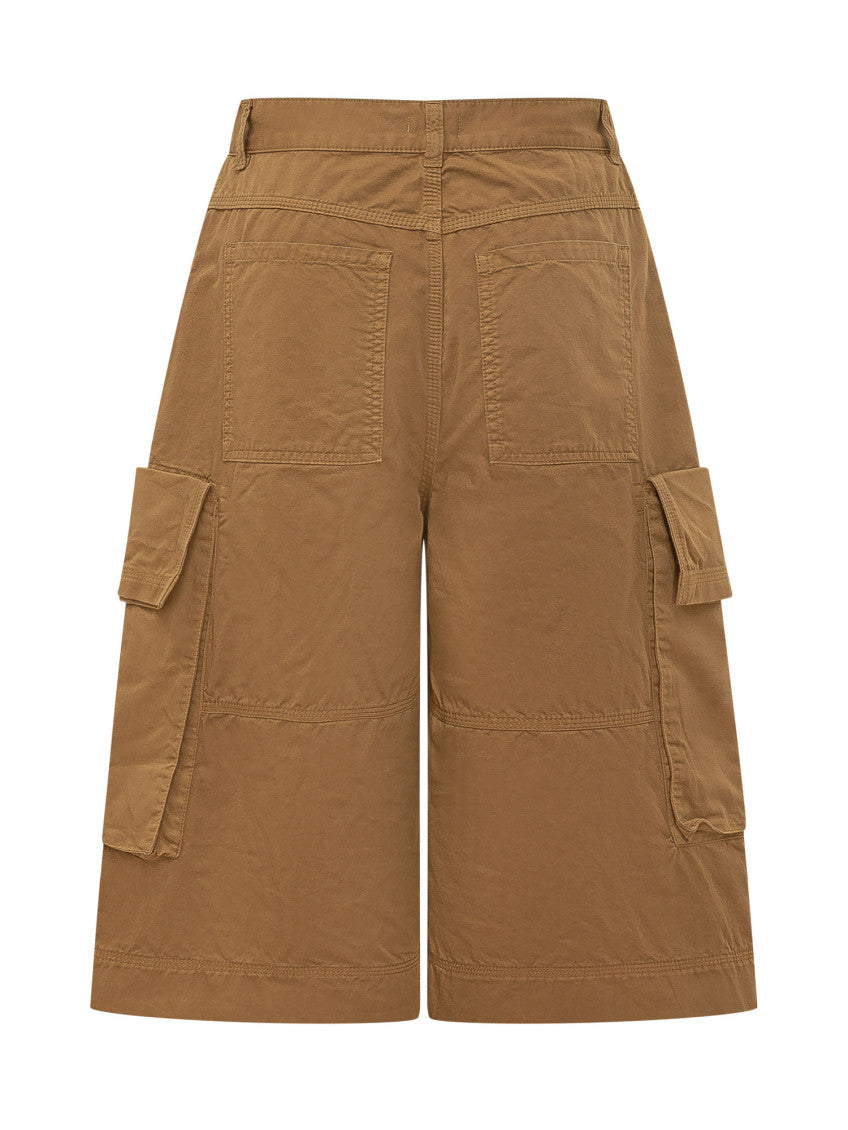 Brown Cargo Shorts 2