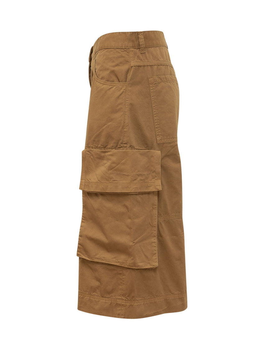 Brown Cargo Shorts 3