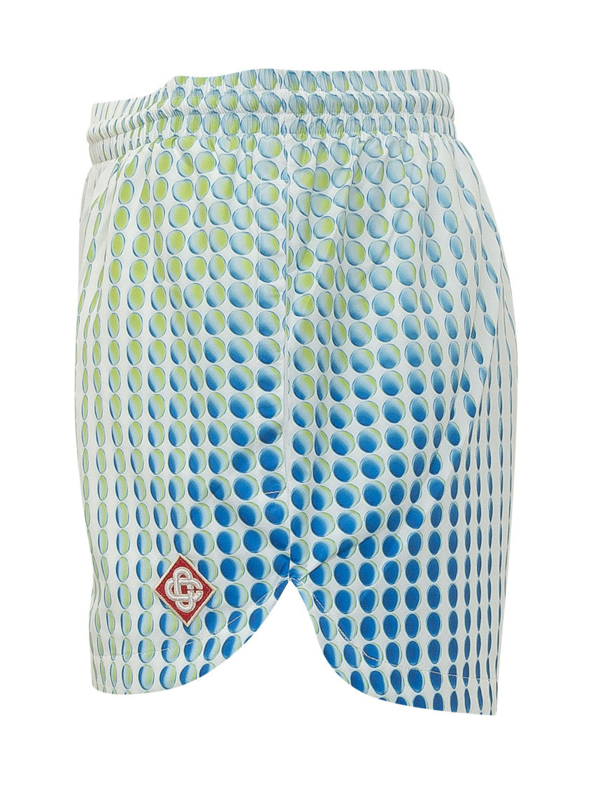 White Printed Shorts 3
