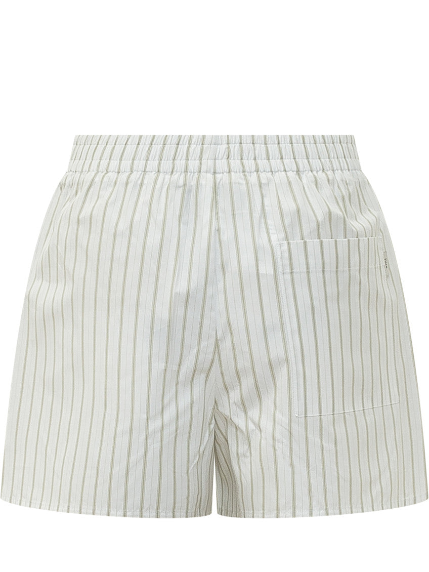 White Stripes Shorts 2