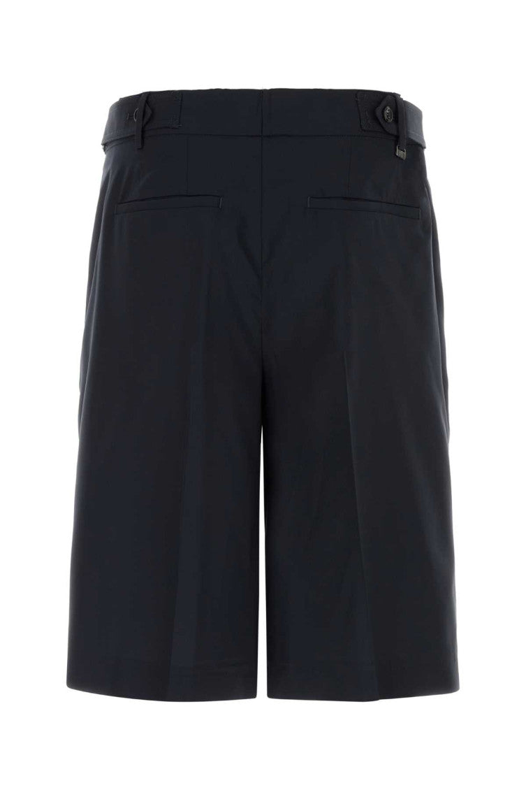 Dark Blue Solid Shorts 2