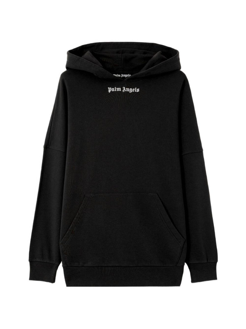 Black Logo Hood Sweatshirt 1