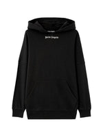 Black Logo Hood Sweatshirt 1