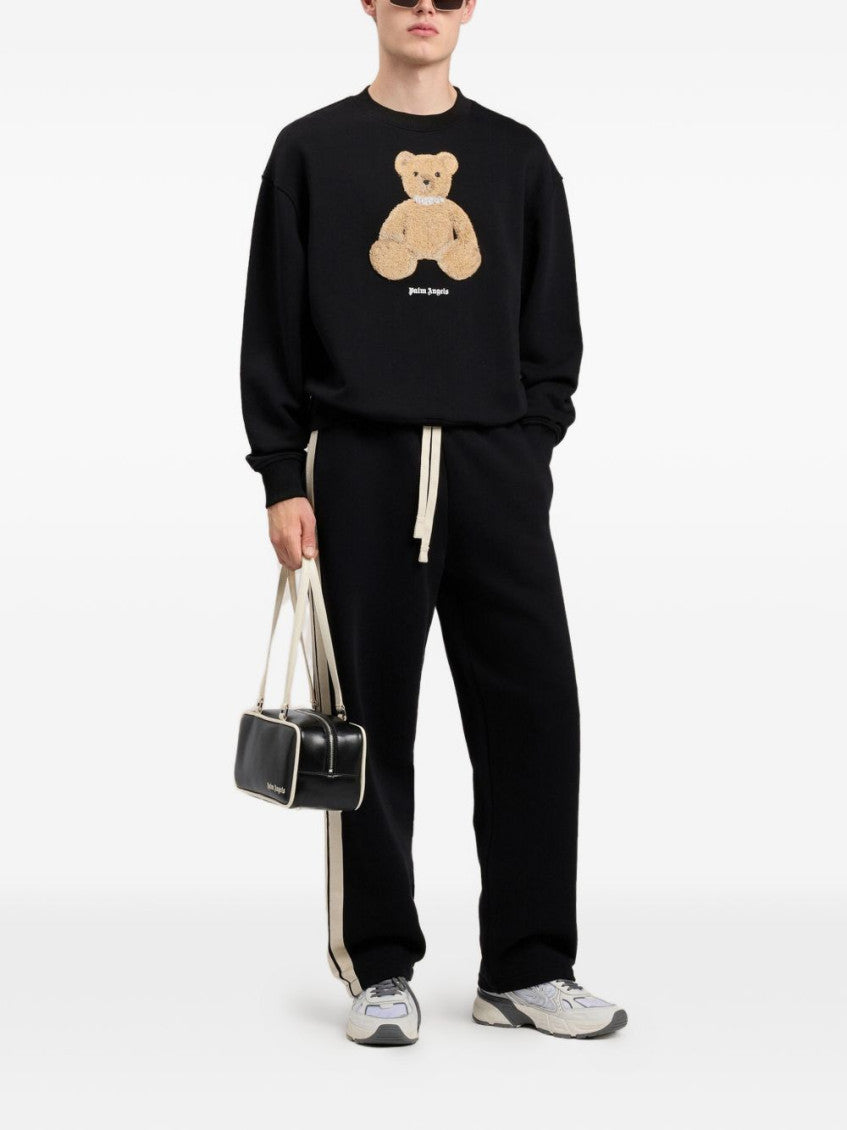 Black Graphic Crew Neck Sweatshirt 4