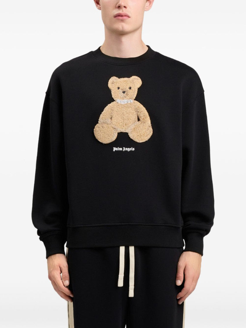 Black Graphic Crew Neck Sweatshirt 6