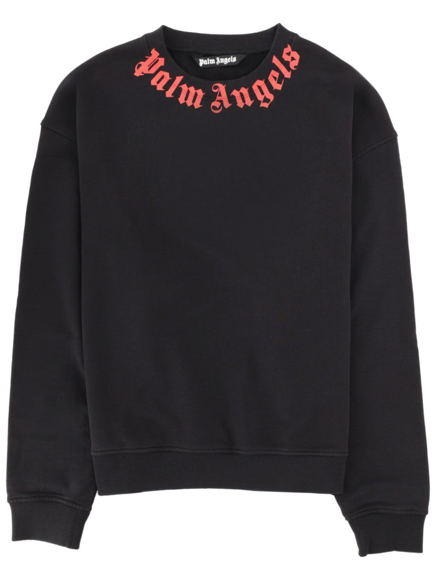 Black Logo Crew Neck Sweatshirt 1