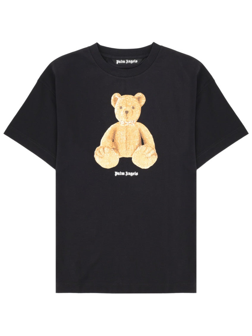 Black Printed Crew Neck T-Shirt 1
