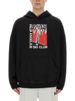 Black Graphic Hood Sweatshirt 1