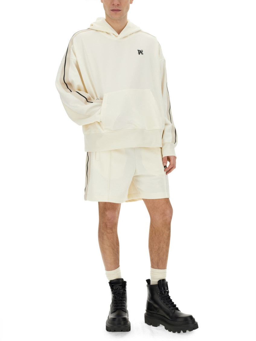 White Logo Hood Sweatshirt 3