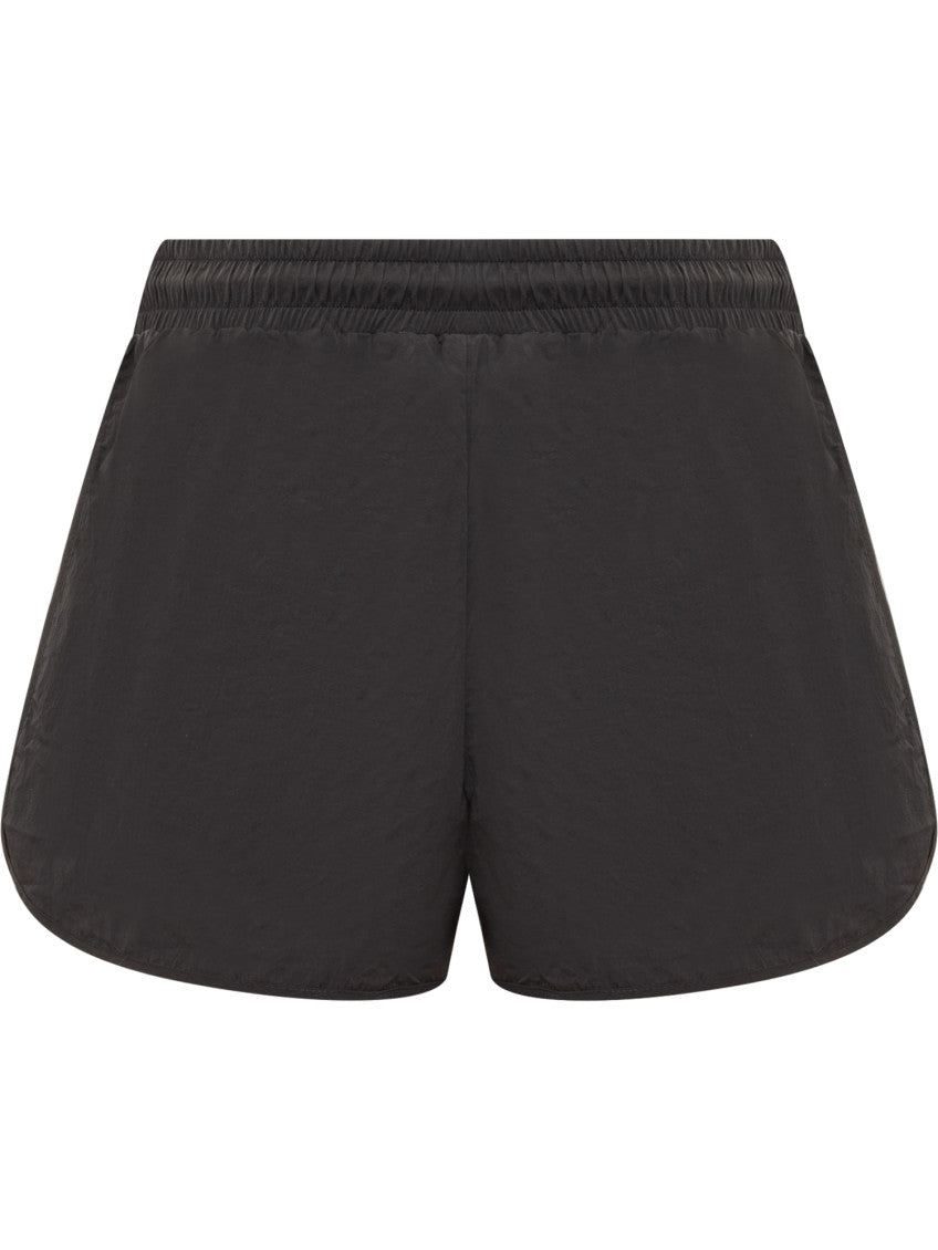 Black Solid Shorts 2