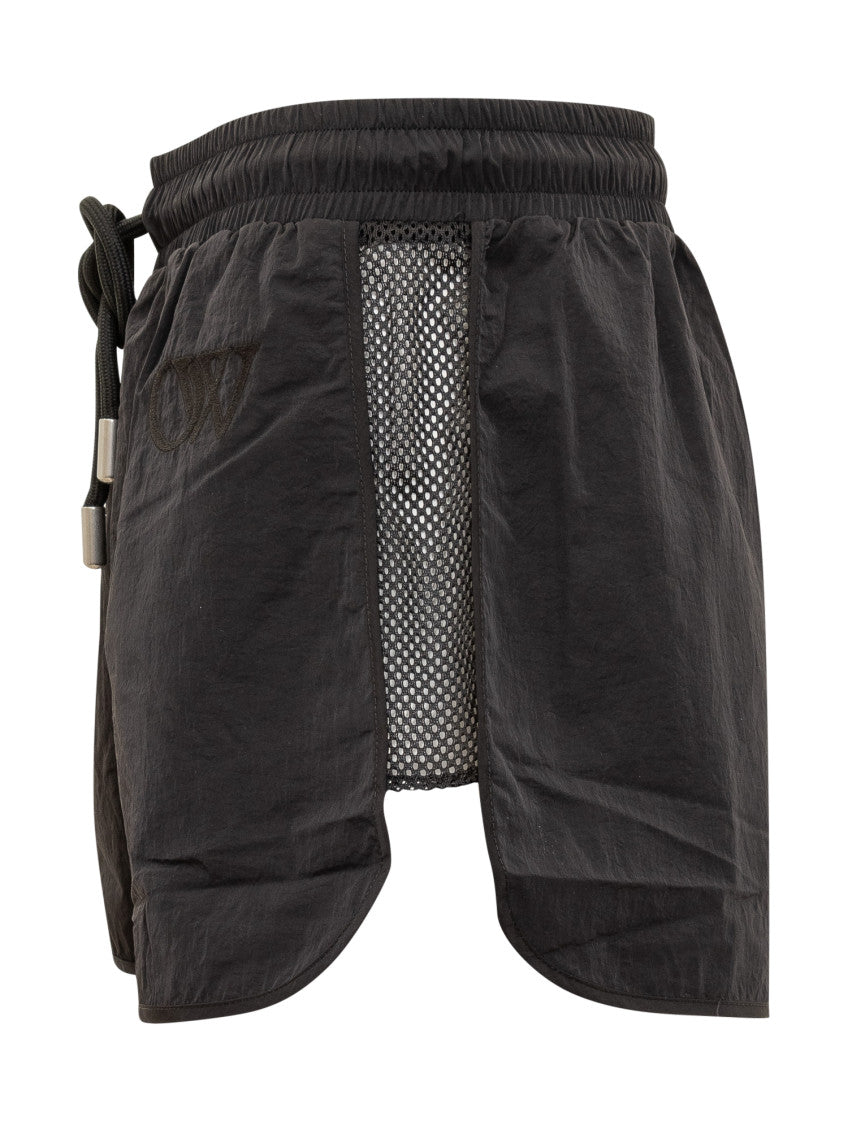 Black Solid Shorts 3