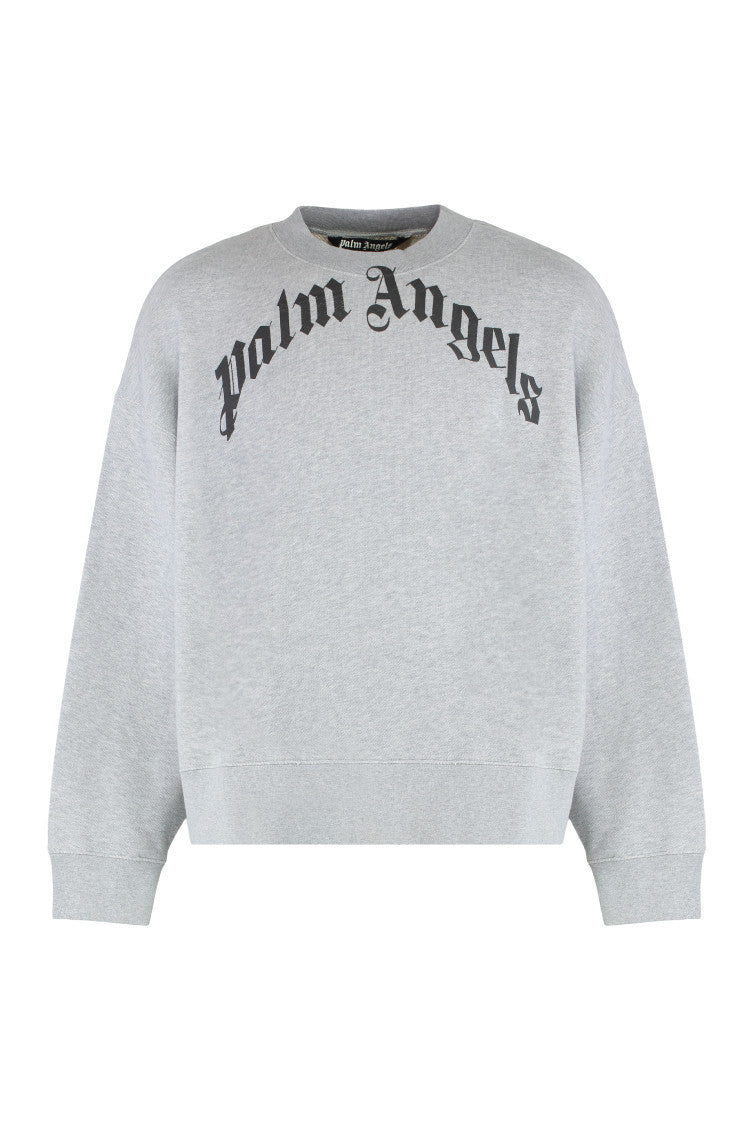 Grey Graphic Crew Neck Sweatshirt 1