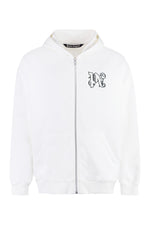 White Logo Hood Sweatshirt 1