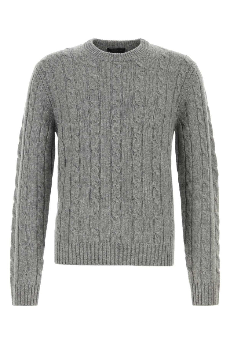 Grey Textured Sweater 1