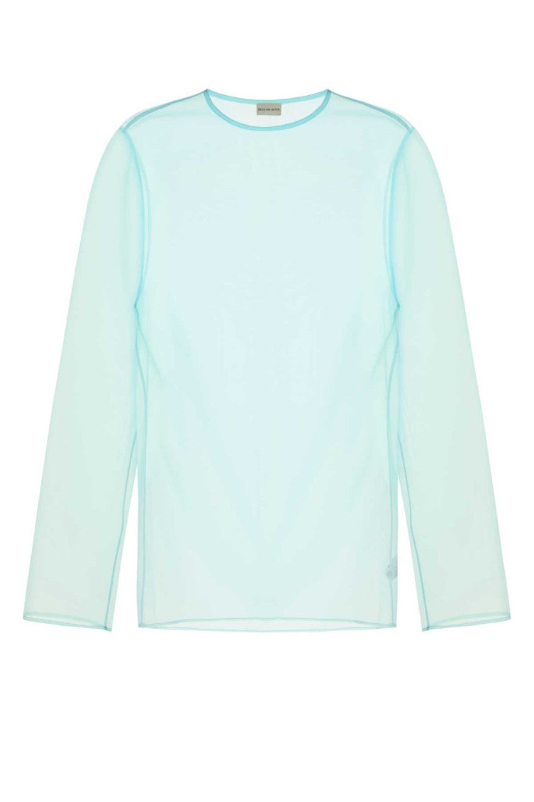 Turquoise Organza Camille T-shirt 1