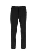 Black stretch wool pant 1