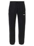 Black Logo patch joggers 1