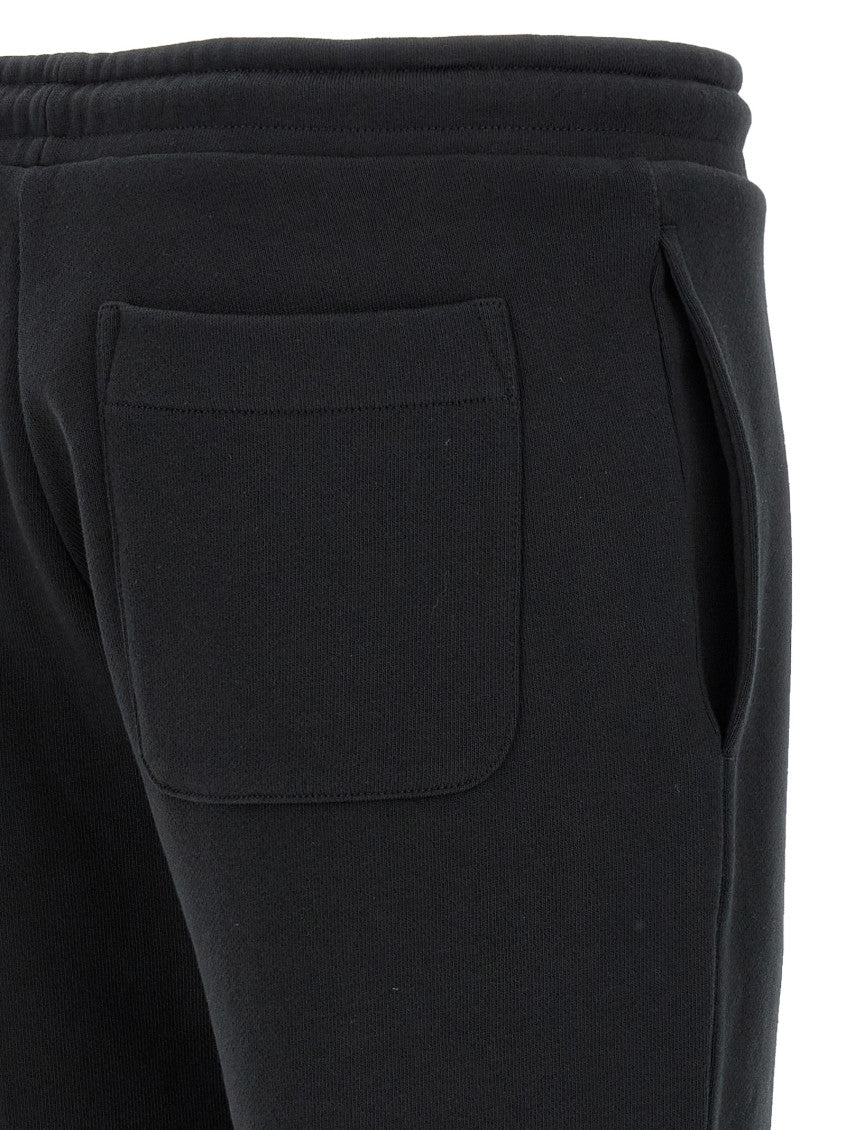 Black Logo patch joggers 4