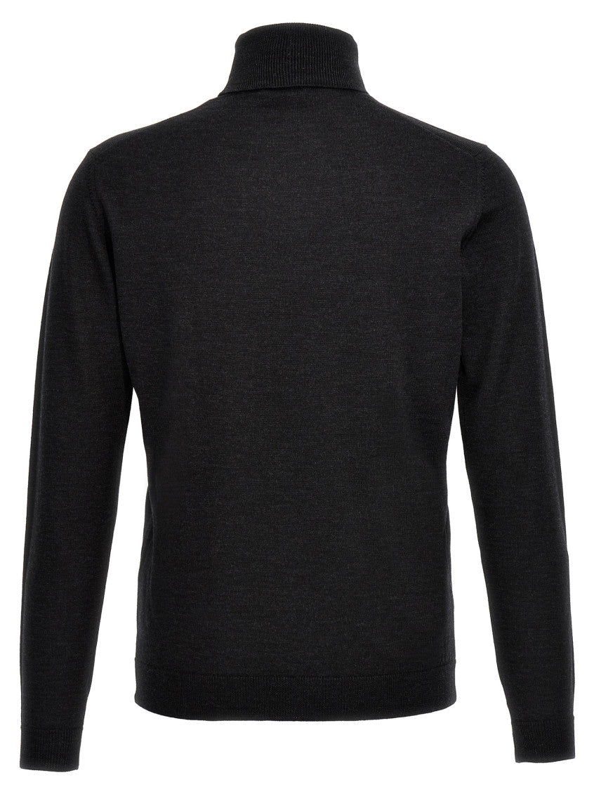 Grey Wool turtleneck sweater 2