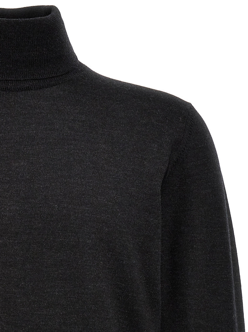 Grey Wool turtleneck sweater 3
