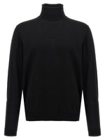 Black Wool turtleneck sweater 1