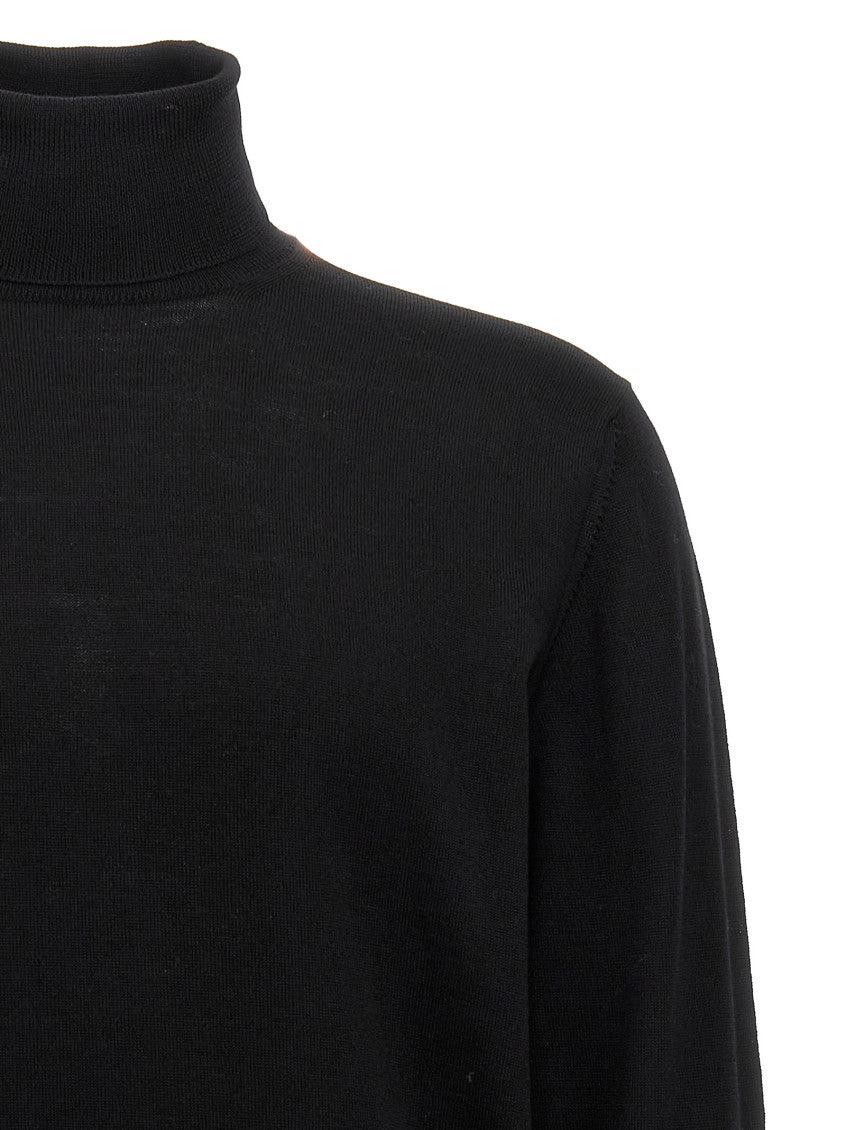 Black Wool turtleneck sweater 3