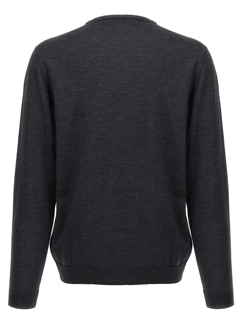 Grey Crew Neck Sweater 2