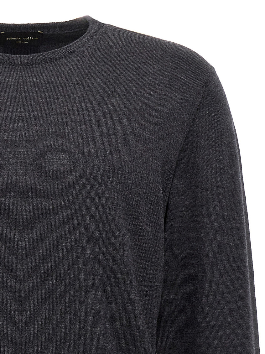 Grey Crew Neck Sweater 3