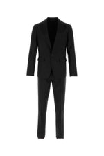 Black Wool Blend London Suit 1
