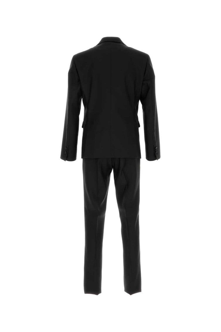 Black Wool Blend London Suit 2