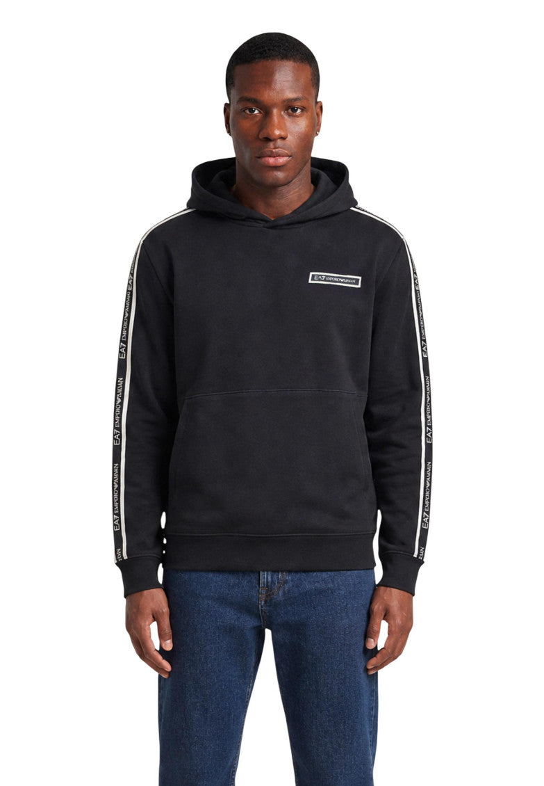 Black Regular Logo Hoodie 3