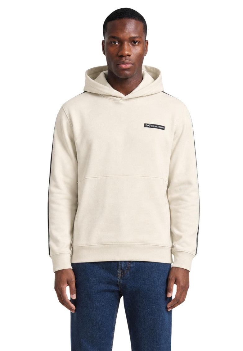 Beige Regular Logo Hoodie 2