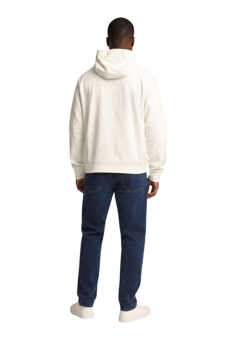Beige Regular Logo Hoodie 3