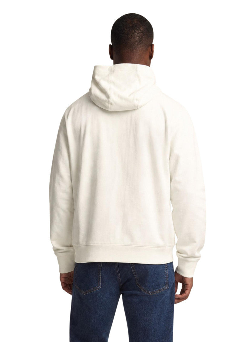 Beige Regular Logo Hoodie 4