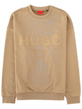 Beige Crew Neck Sweatshirt 1