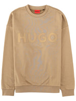 Beige Crew Neck Sweatshirt 1