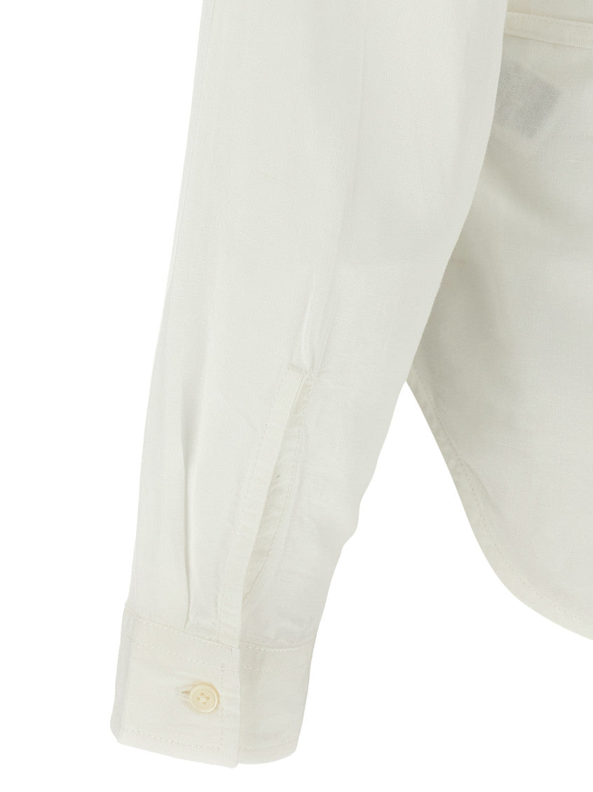 White Regular Solid Shirt 4