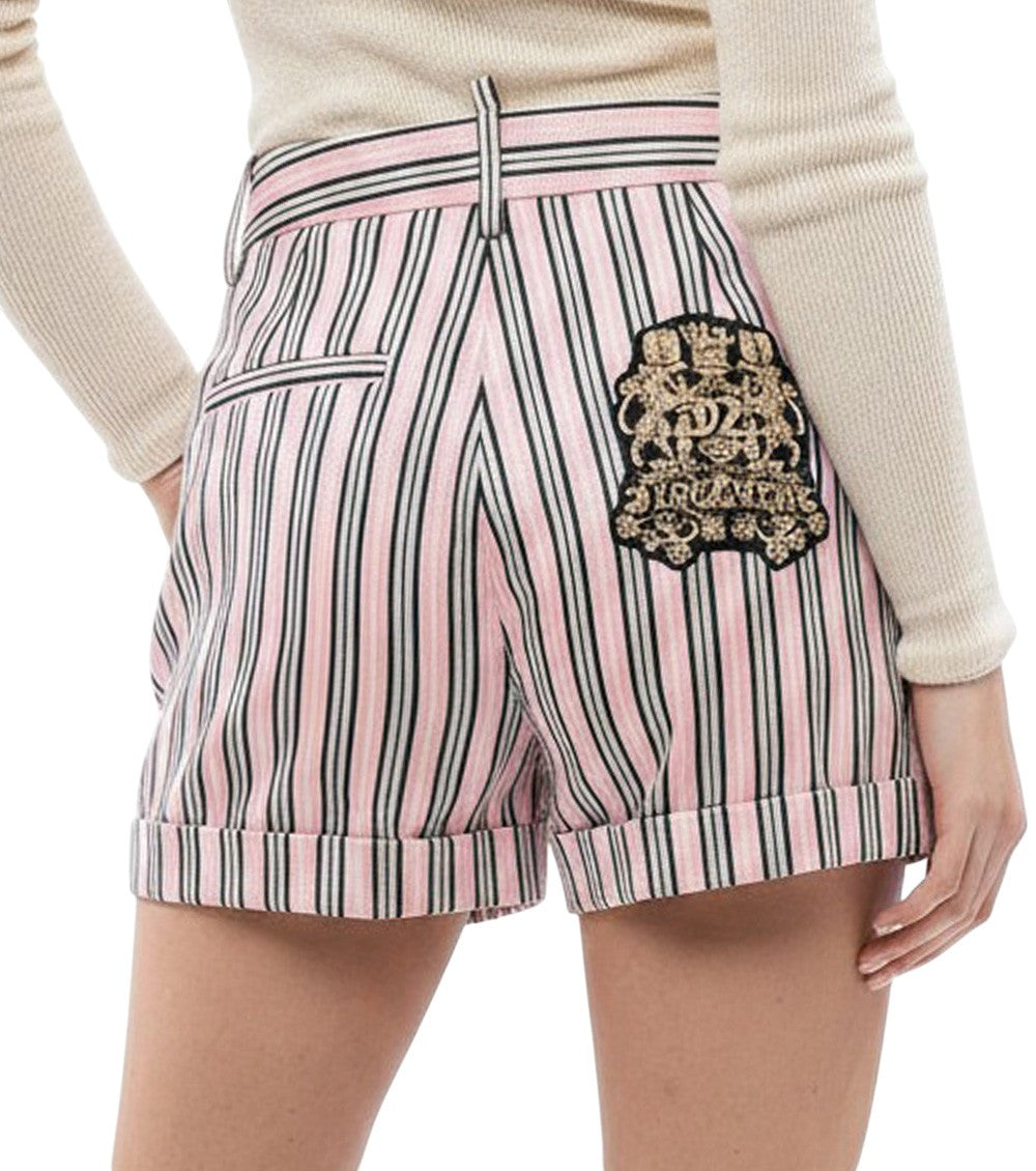 Pink Stripes Shorts 2