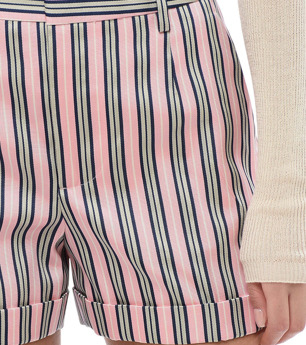 Pink Stripes Shorts 4