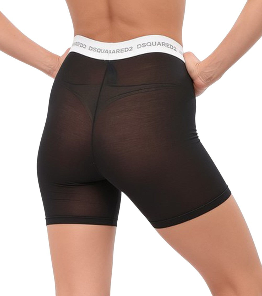 Black Cotton Logo Activewear 2