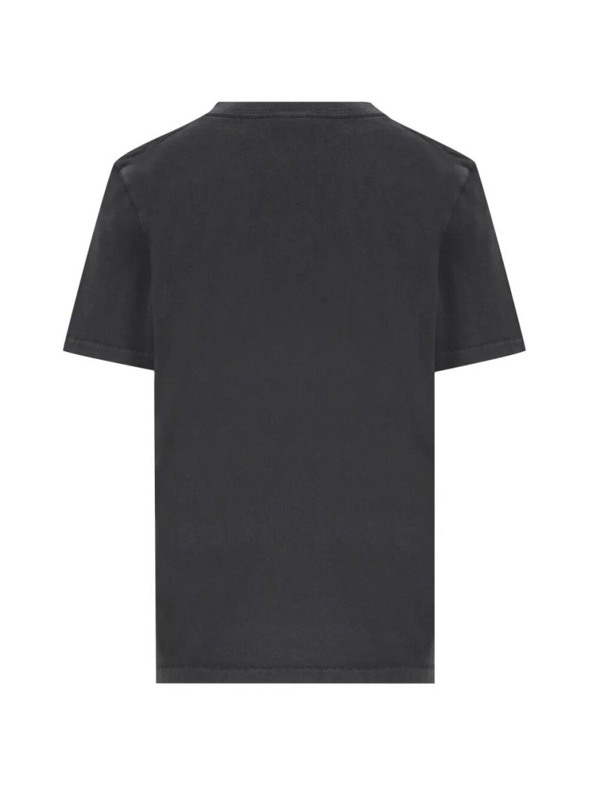Black Graphic Crew Neck T-Shirt 2