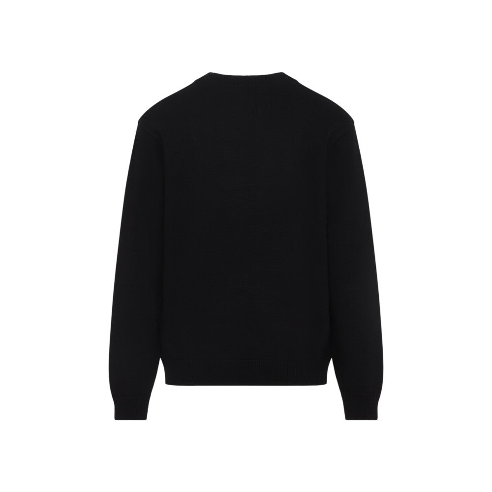 Black Crew Neck Sweater 2