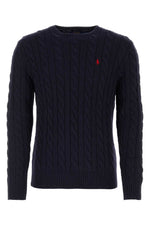 Navy Blue Sweater with logo 1