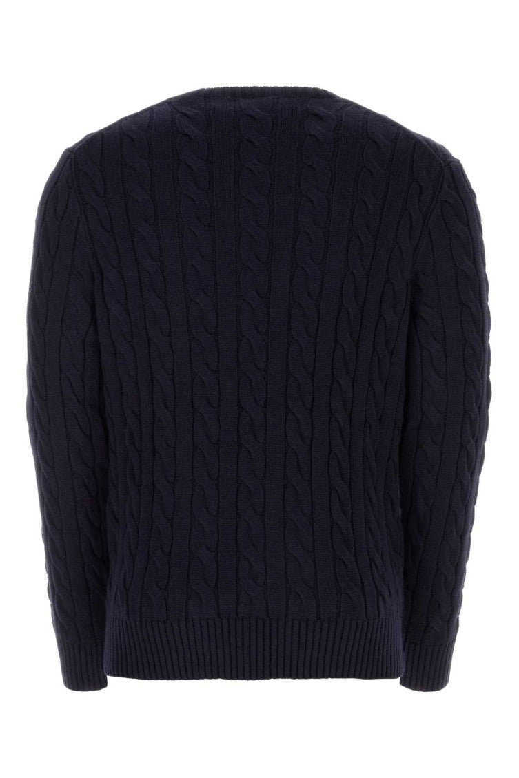 Navy Blue Sweater with logo 2