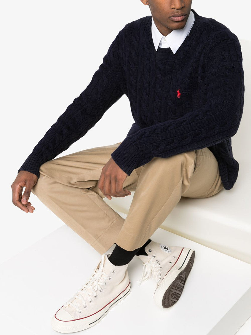 Navy Blue Sweater with logo 5